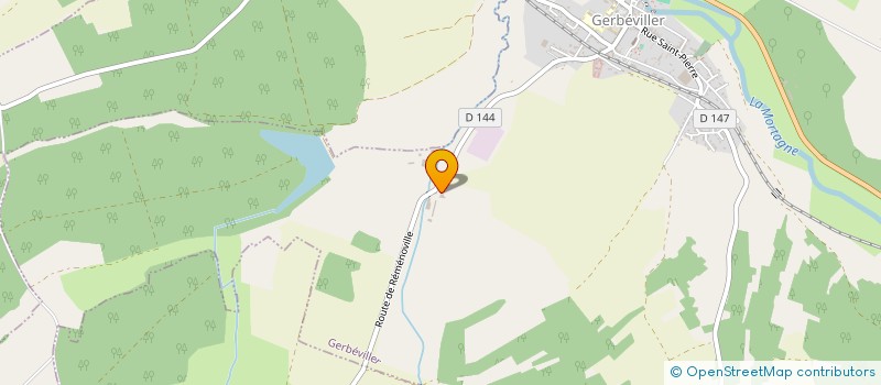 localisation de l'entreprise GFA DE LA TUILERIE  GERBEVILLER