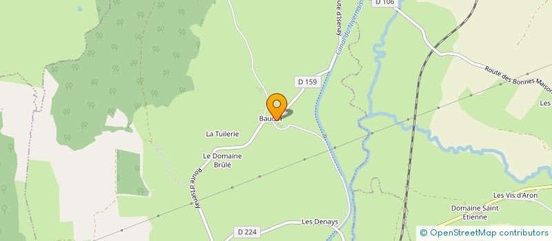 localisation de l'entreprise GFA DE LA TUILERIE à ISENAY