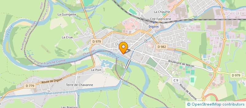 localisation de l'entreprise GFA DE LA TUILERIE à DIGOIN