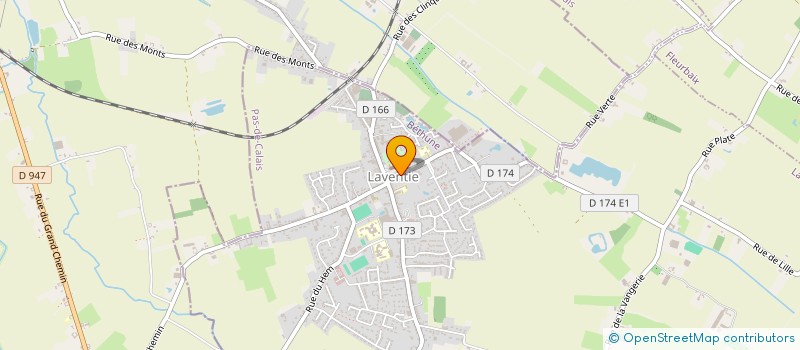 localisation de l'entreprise GFA DE LA VALLEE  LAVENTIE