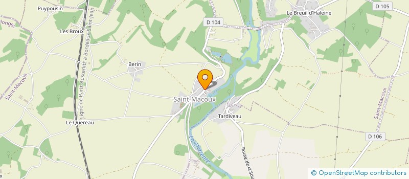 localisation de l'entreprise GFA DE LA VALLEE à CHAMPNIERS