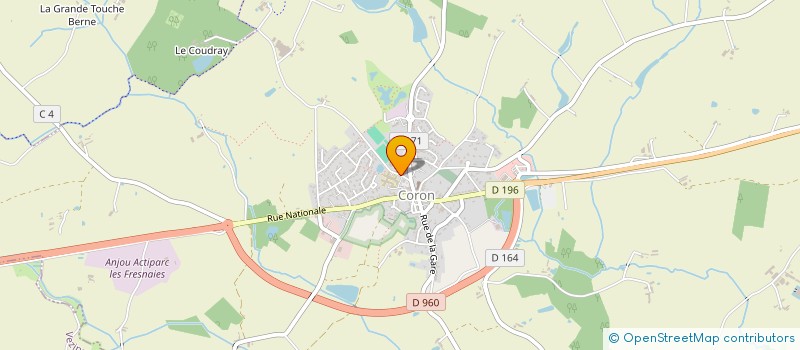 localisation de l'entreprise GFA DE LA VALLEE  CORON