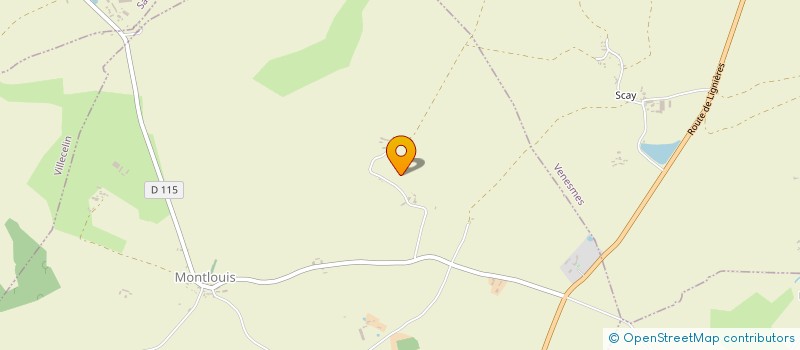 localisation de l'entreprise GFA DE LA VALLEE  MONTLOUIS