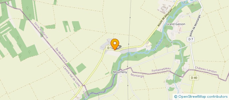 localisation de l'entreprise GFA DE LA VALLEE DE BEAUREGARD  CHATEAU-LANDON