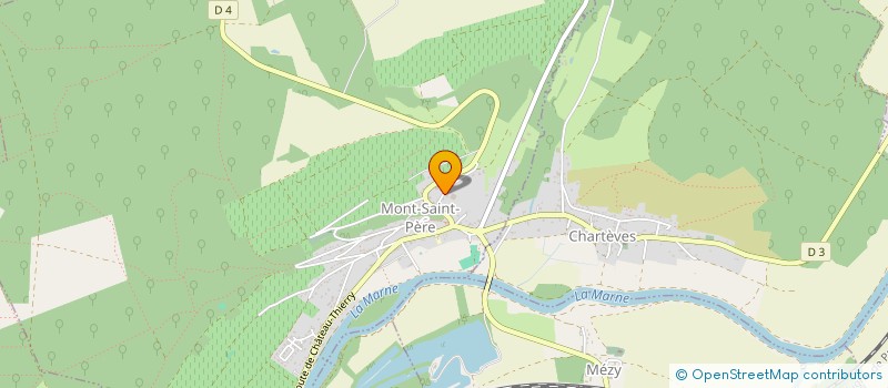 localisation de l'entreprise GFA DE LA VALLEE DE LA MARNE  MONT-SAINT-PERE