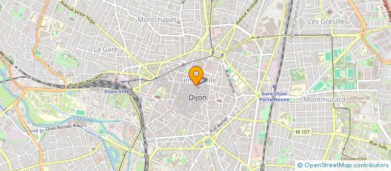 localisation de l'entreprise GFA DE LA VALLEE DU LAY à DIJON