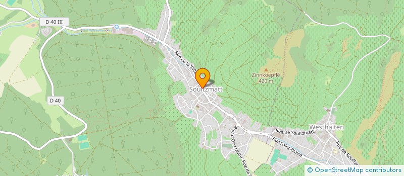 localisation de l'entreprise GFA DE LA VALLEE NOBLE  SOULTZMATT