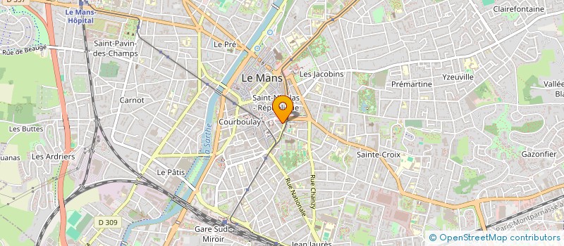 localisation de l'entreprise GFA DE LA VARASSERIE  LE MANS