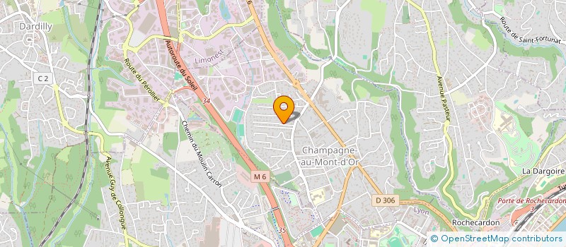 localisation de l'entreprise GFA DE LA VARENNE  CHAMPAGNE-AU-MONT-D'OR