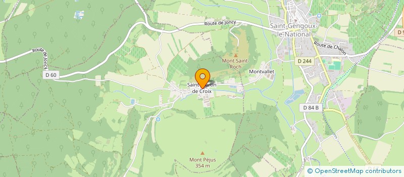 localisation de l'entreprise GFA DE LA VERCHERE  BURNAND