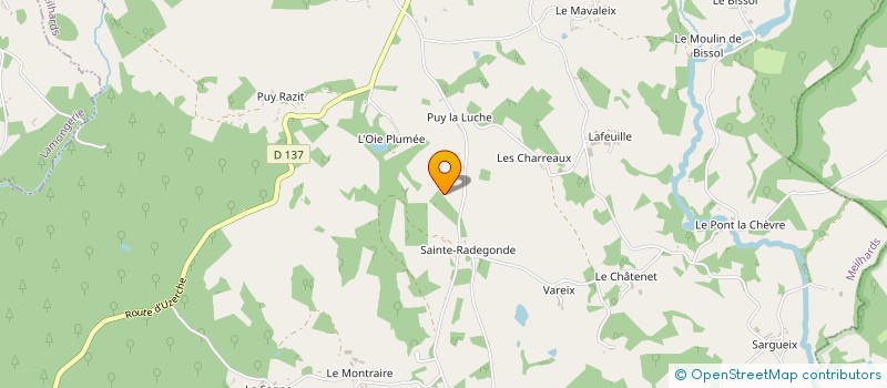 localisation de l'entreprise GFA DE LA VERGNE à BENAYES