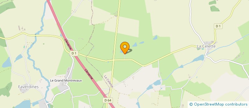 localisation de l'entreprise GFA DE LA VERNE  LA CELETTE