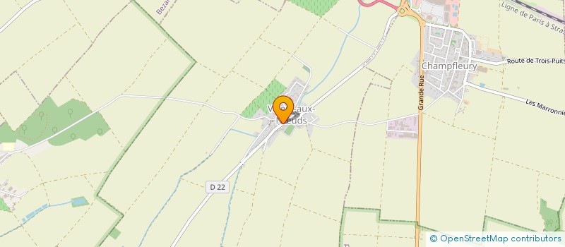 localisation de l'entreprise GFA DE LA VIGNE BLANCHE  VILLERS-AUX-NUDS