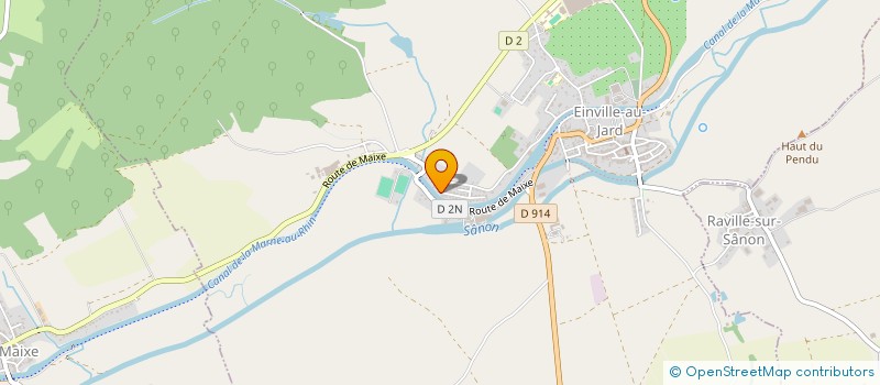 localisation de l'entreprise GFA DE LA VILLE  EINVILLE-AU-JARD