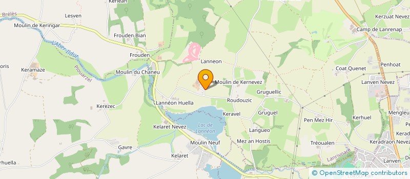 localisation de l'entreprise GFA DE LA VILLE NEUVE  PLOUARZEL