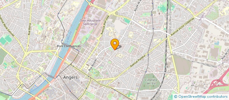 localisation de l'entreprise GFA DE LA VILLEMAIN à ANGERS