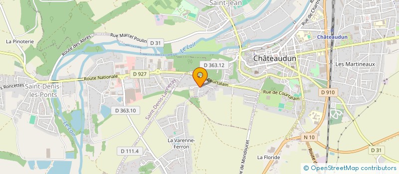 localisation de l'entreprise GFA DE LA VILLENEUVE à LA CHAPELLE-DU-NOYER