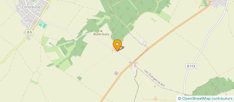 localisation de l'entreprise GFA DE LA VILLENEUVE  CORBREUSE