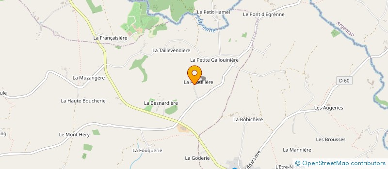 localisation de l'entreprise GFA DE LA VILLENIERE  PERRIERS-EN-BEAUFICEL