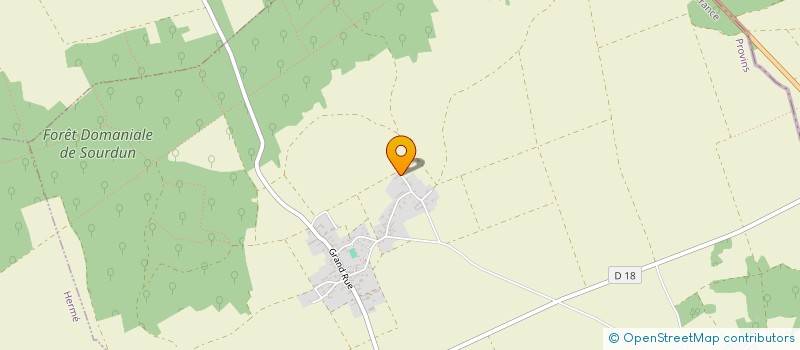 localisation de l'entreprise GFA DE LA VIONNERIE  MELZ-SUR-SEINE