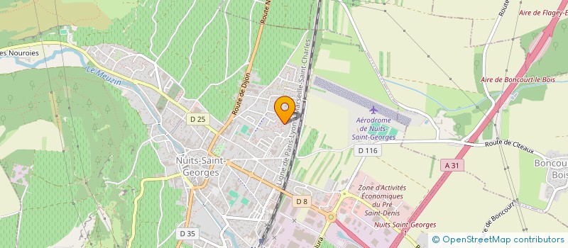 localisation de l'entreprise GFA DE LA VOIE ROMAINE à NUITS-SAINT-GEORGES