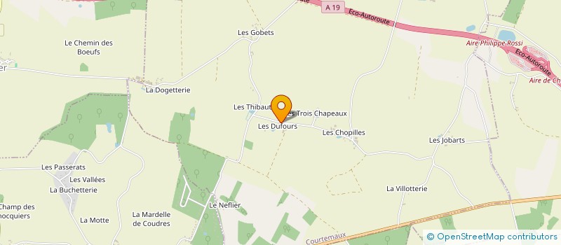 localisation de l'entreprise GFA DE LA VOUETTERIE à COURTEMAUX