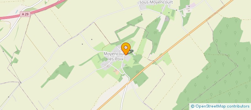 localisation de l'entreprise GFA DE LAAGE  MOYENCOURT-LES-POIX