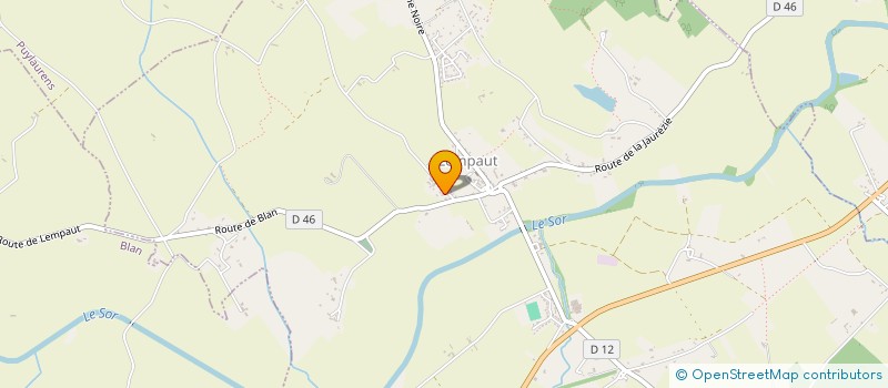 localisation de l'entreprise GFA DE LABARTHE à PUYLAURENS