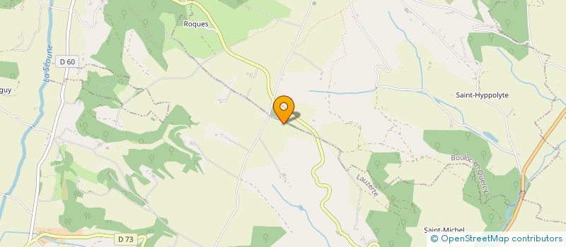 localisation de l'entreprise GFA DE LABOUYGUE  LAUZERTE