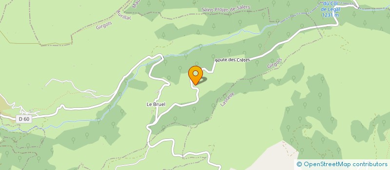 localisation de l'entreprise GFA DE LACHAUX à SAINT-ILLIDE