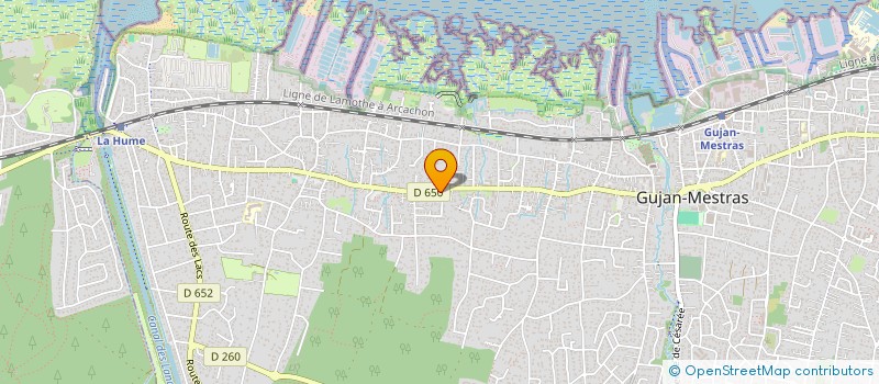 localisation de l'entreprise GFA DE LAHOURCADE  GUJAN-MESTRAS