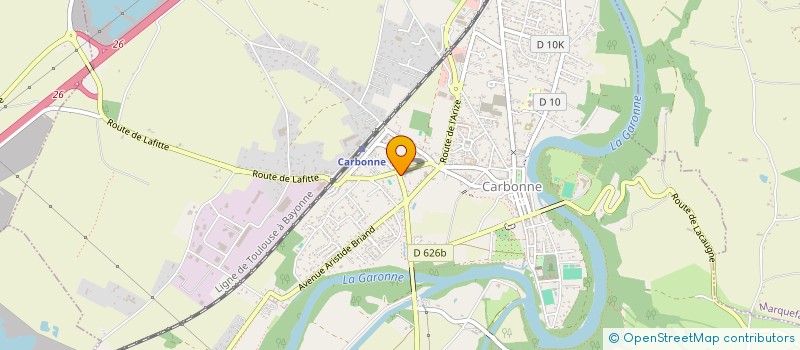 localisation de l'entreprise GFA DE LAMARQUE  LAFITTE-VIGORDANE