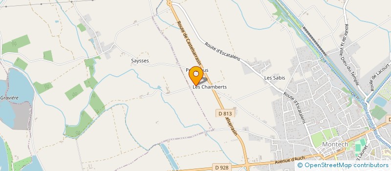 localisation de l'entreprise GFA DE LAMOTHE  ESCATALENS