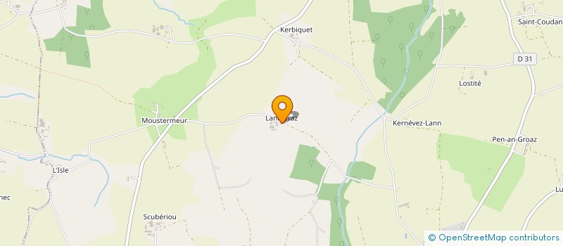 localisation de l'entreprise GFA DE LAN VRAS à KERGRIST-MOELOU