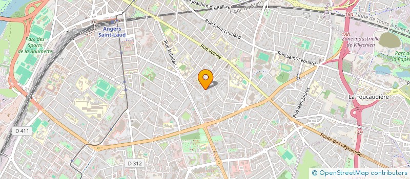 localisation de l'entreprise GFA DE LANCRAU à ANGERS