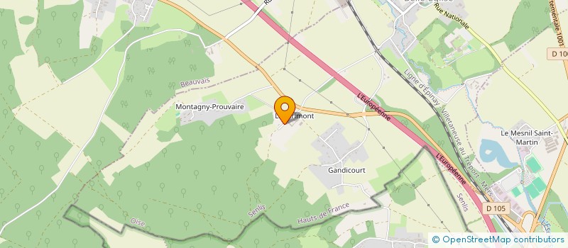 localisation de l'entreprise GFA DE LANDRIMONT  BELLE EGLISE