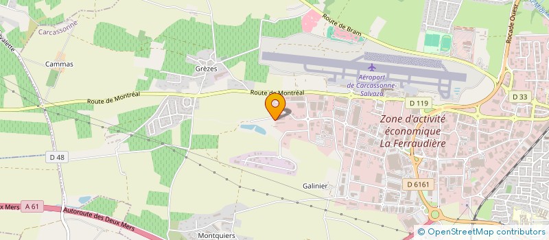 localisation de l'entreprise GFA DE LANOLIER à CARCASSONNE
