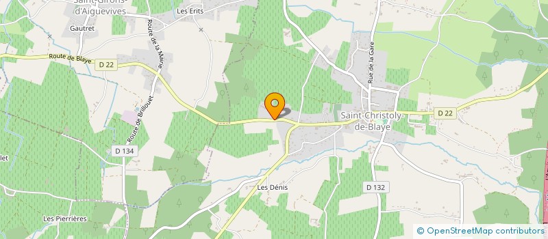 localisation de l'entreprise GFA DE LANSAC  SAINT-CHRISTOLY-DE-BLAYE