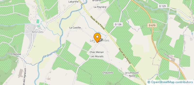 localisation de l'entreprise GFA DE LANTIC ET LA PONSIE  LES ESSEINTES