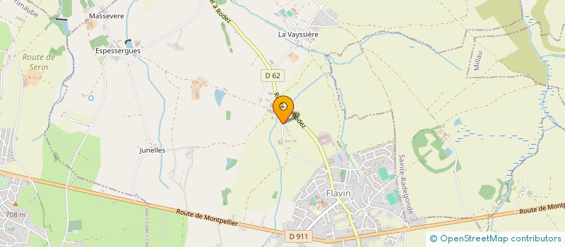 localisation de l'entreprise GFA DE LAPORTE  FLAVIN