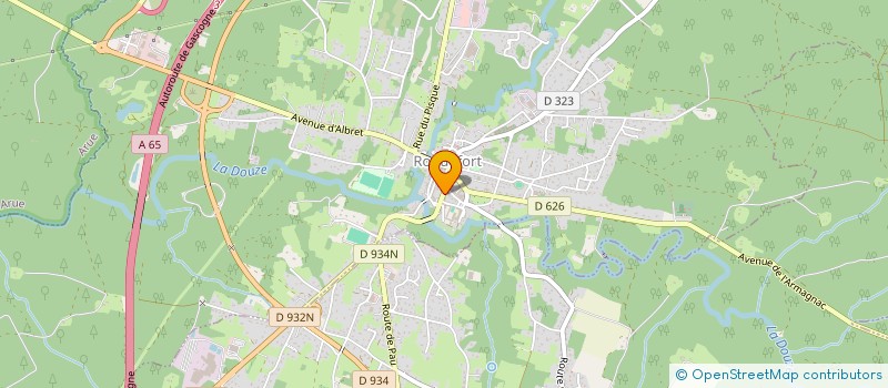 localisation de l'entreprise GFA DE LARTIGAU  BOURRIOT-BERGONCE