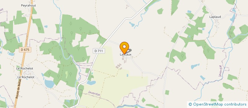 localisation de l'entreprise GFA DE LASCAUD à JAVERDAT