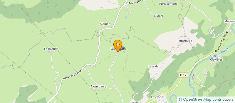 localisation de l'entreprise GFA DE LASVERGNES à SAINT-SIMON