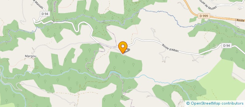 localisation de l'entreprise GFA DE LATAPIE  MASSALS