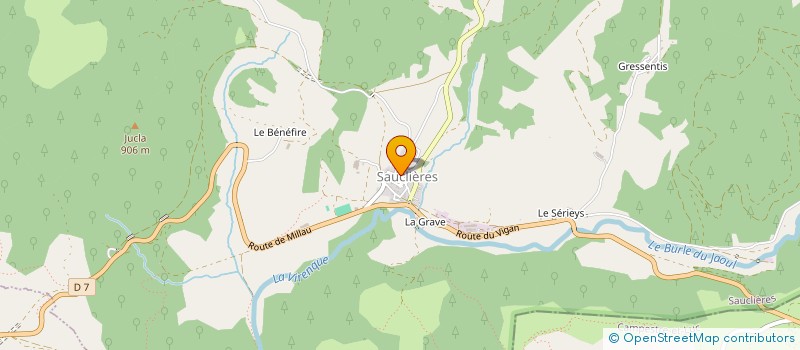 localisation de l'entreprise GFA DE LAUBIGUIER  NANT