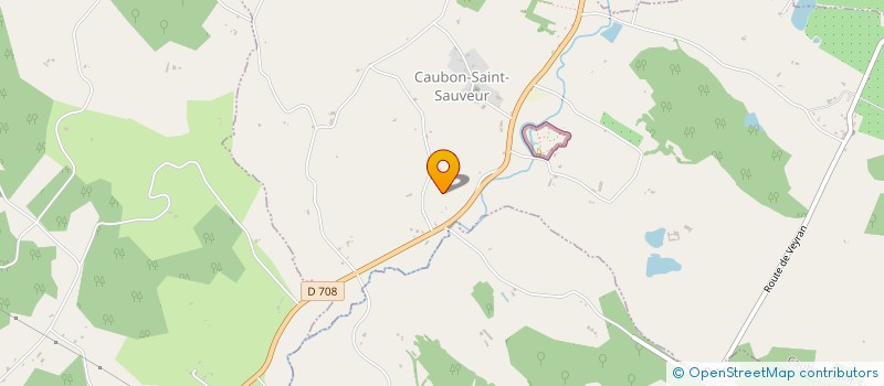 localisation de l'entreprise GFA DE LAULAN  DURAS