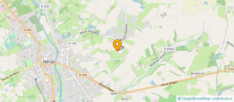 localisation de l'entreprise GFA DE LAVERNY  MONCRABEAU