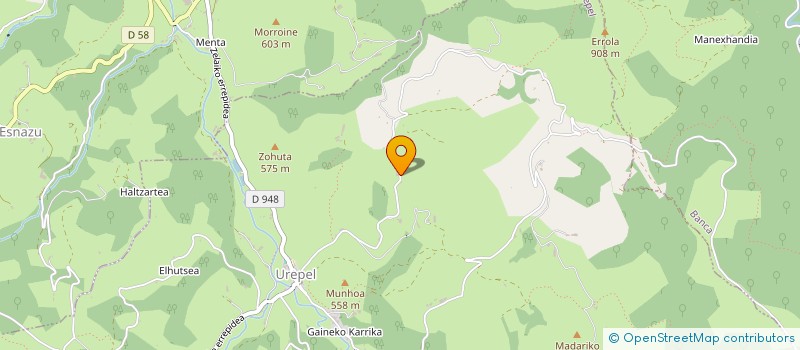 localisation de l'entreprise GFA DE LICERASSE  SAINT-ETIENNE-DE-BAIGORRY