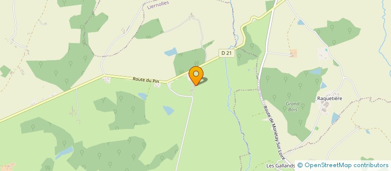 localisation de l'entreprise GFA DE LIERNOLLES  LIERNOLLES