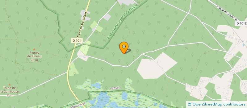 localisation de l'entreprise GFA DE LISTRAN  SAINT-VIVIEN-DE-MEDOC